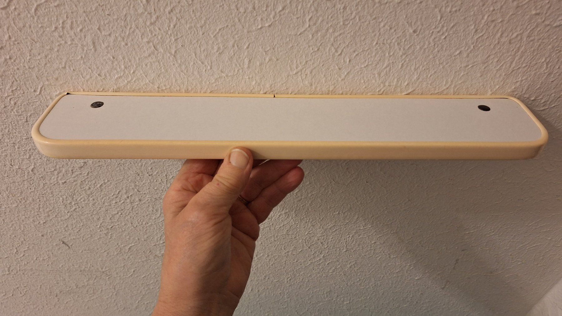 Scaffali: Vintage Wandablage 2teilig, weiss – Usato da Arlesheim venduto da shopradl 6