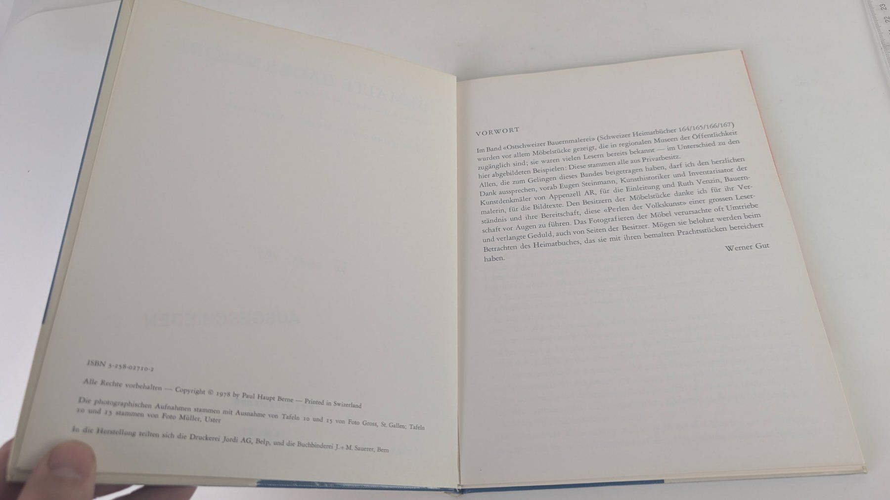 Libri: Schweizer Heimatbücher: Bemalte Bauernmöbel 1978 – Usato da Zürich venduto da axolottchen 5