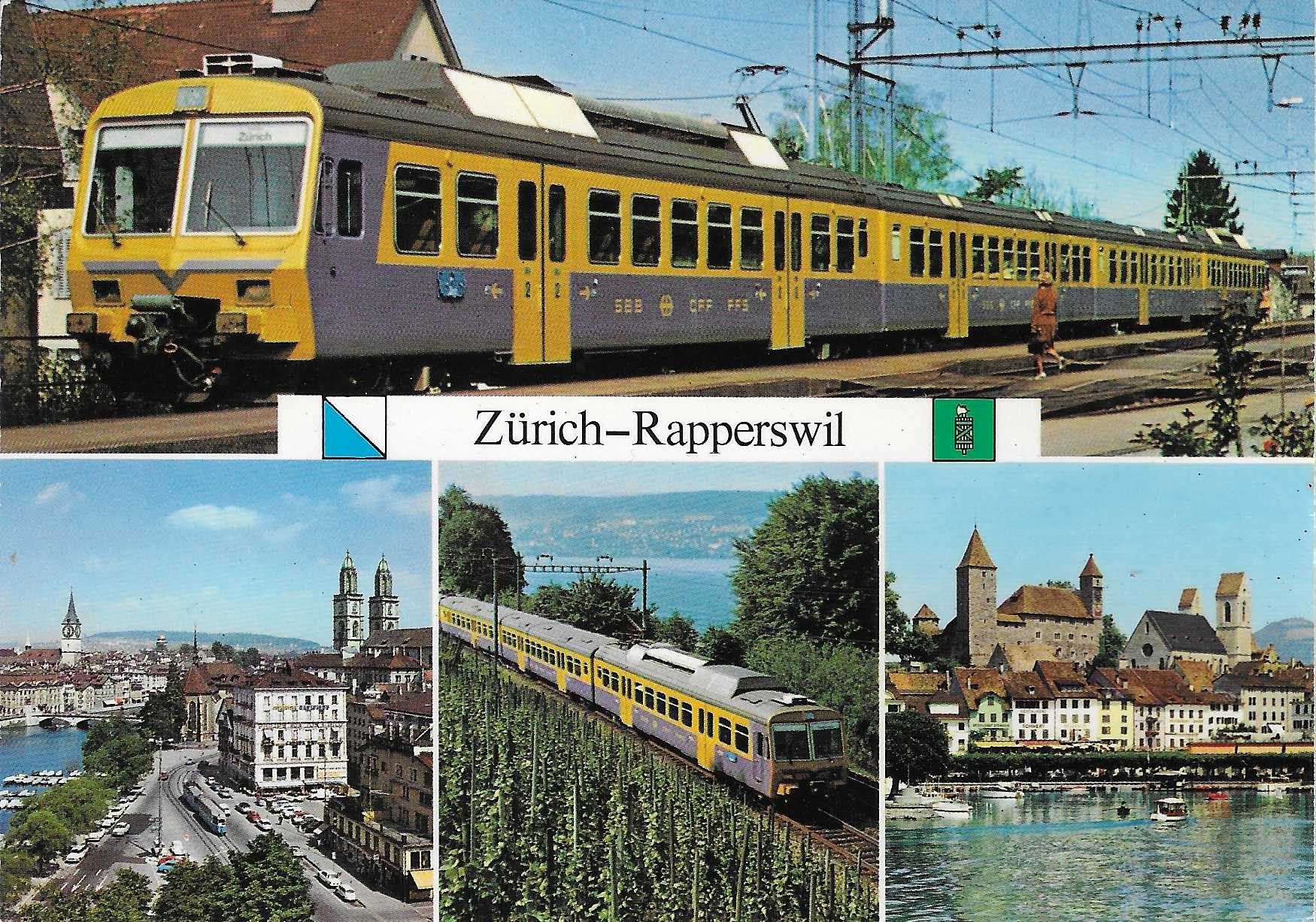 Cartoline postali: Der "Goldküstenexpress" der SBB – Usato da Rothrist venduto da Stranglehold