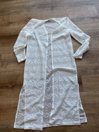 Sommer Cardigan Weiss Gr. 38 Neuwertig
