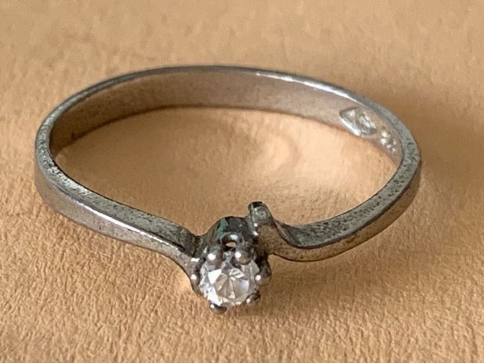 Ringe: Silber-Ring Classic Fasssung 56/17.75 – Gebraucht aus Dittingen von Bellevista