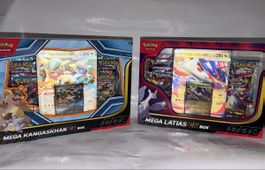 💥Pokemon Karten EX Mega Kangaskhan + Mega Latias Collection