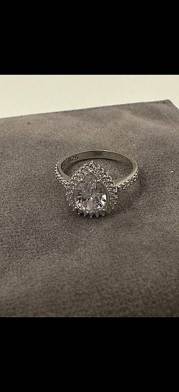 Ringe: 925 Silberring mit Zirkon – Gebraucht aus Bellach von RuJewelry 3