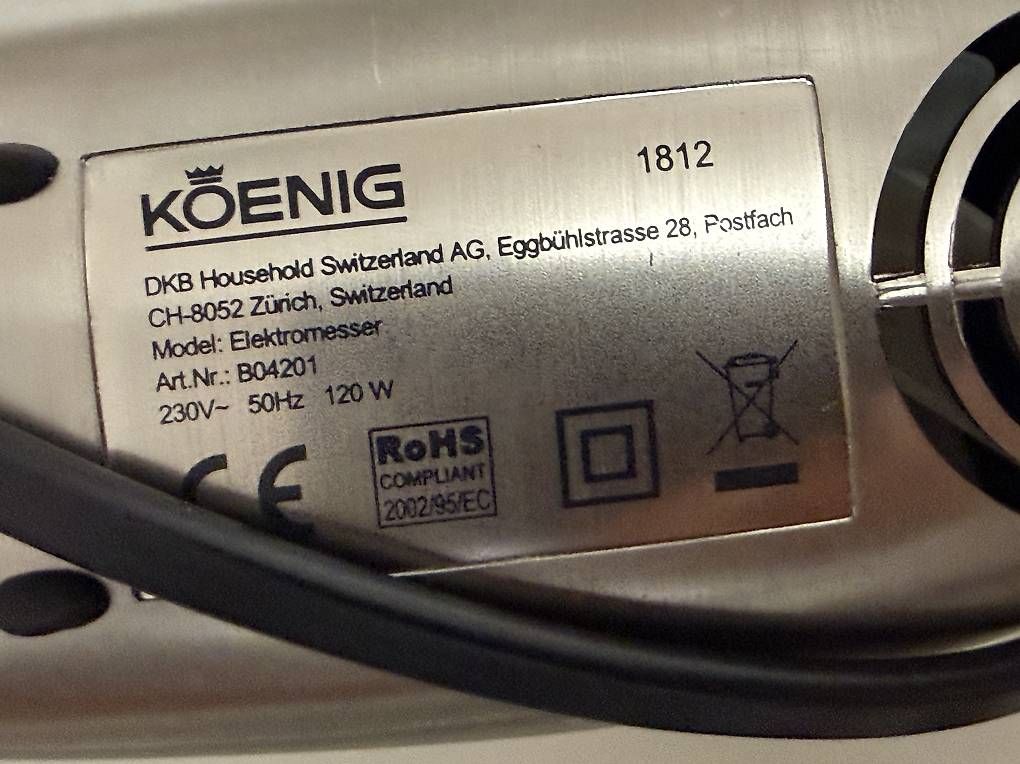 Couteaux de cuisine: Elektrisches Fleischmesser – D'occasion à Au ZH par gei_s28y 1