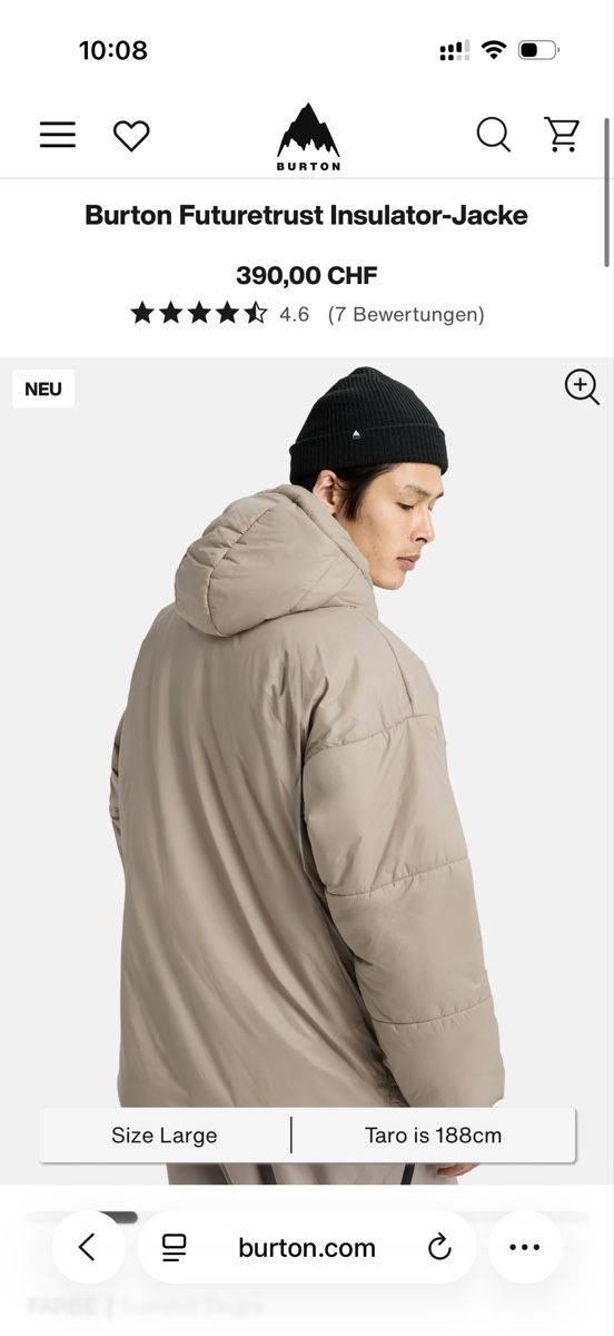 Burton Giacche: Burton Futuretrust Insulator Jacket - Summit Taupe Size S – Nuovo (secondo la descrizione) da Zürich venduto da Dory84 8
