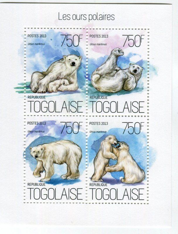 Tutti i francobolli: Block "Eisbären". Togo – Nuovo e nell'imballaggio originale da Basel venduto da Butsch5