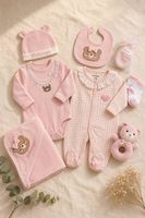 Baby Erstausstattung 8-teilliges Set 100% Baumwolle | 0-3M