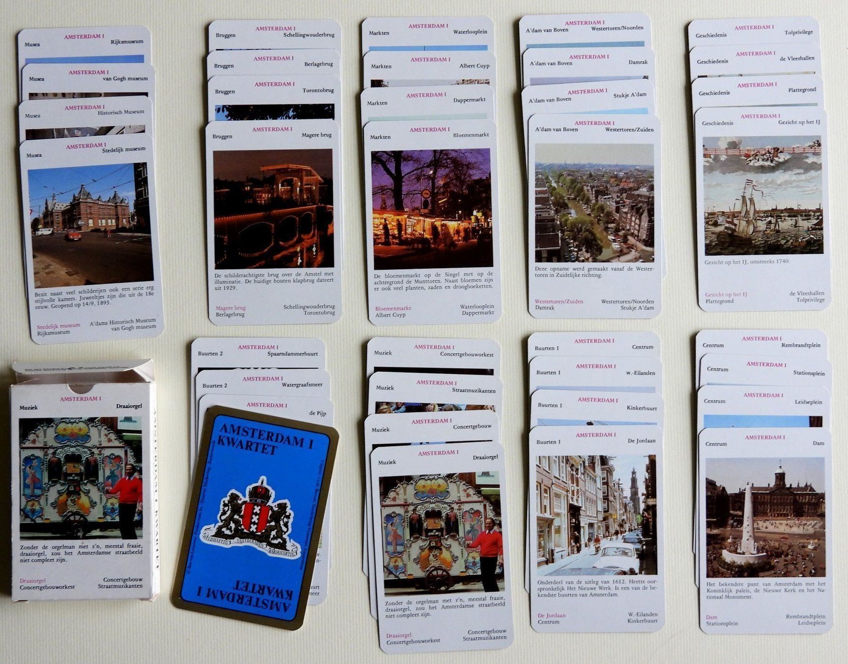 Giochi: 2 Quartettspiele Fotos Amsterdam – Usato da Bürglen venduto da holarctic 1