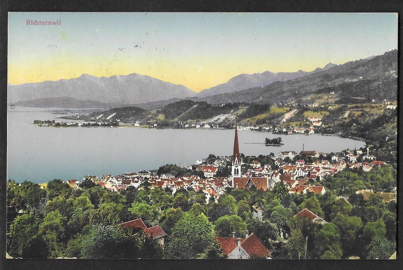 Cartes postales: Richterswil Gesamtansicht – D'occasion à Olten par clotaldi