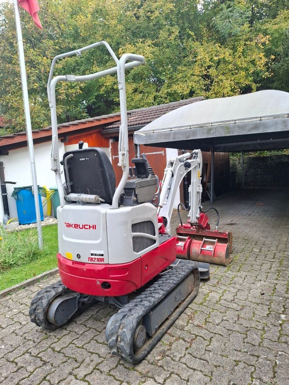 Takeuchi Escavatori: Takeuchi TB210R  1.2T Zu Vermieten – Usato da Bauma venduto da Timon1296 2