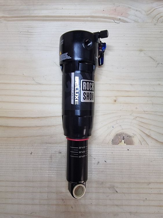 Amortisseur Rockshox Deluxe Ultimate 165x45 Mm – Trunnion – VTT (neuf, Sans Boîte)
