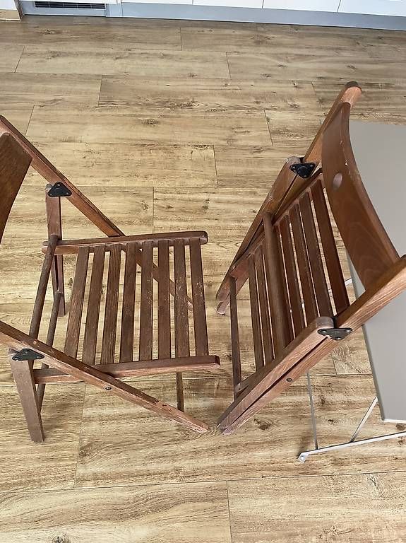 Sedie: 2 chaises en bois, pliables – Usato da Villeneuve VD venduto da Reveuse65 2