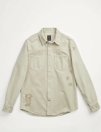 Zara Herren Hemd, Beige, Grösse M, Top Zustand, Relaxed Fit