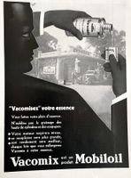 Mobiloil Vacomix - Alte Werbung / Ancienne publicité 1934