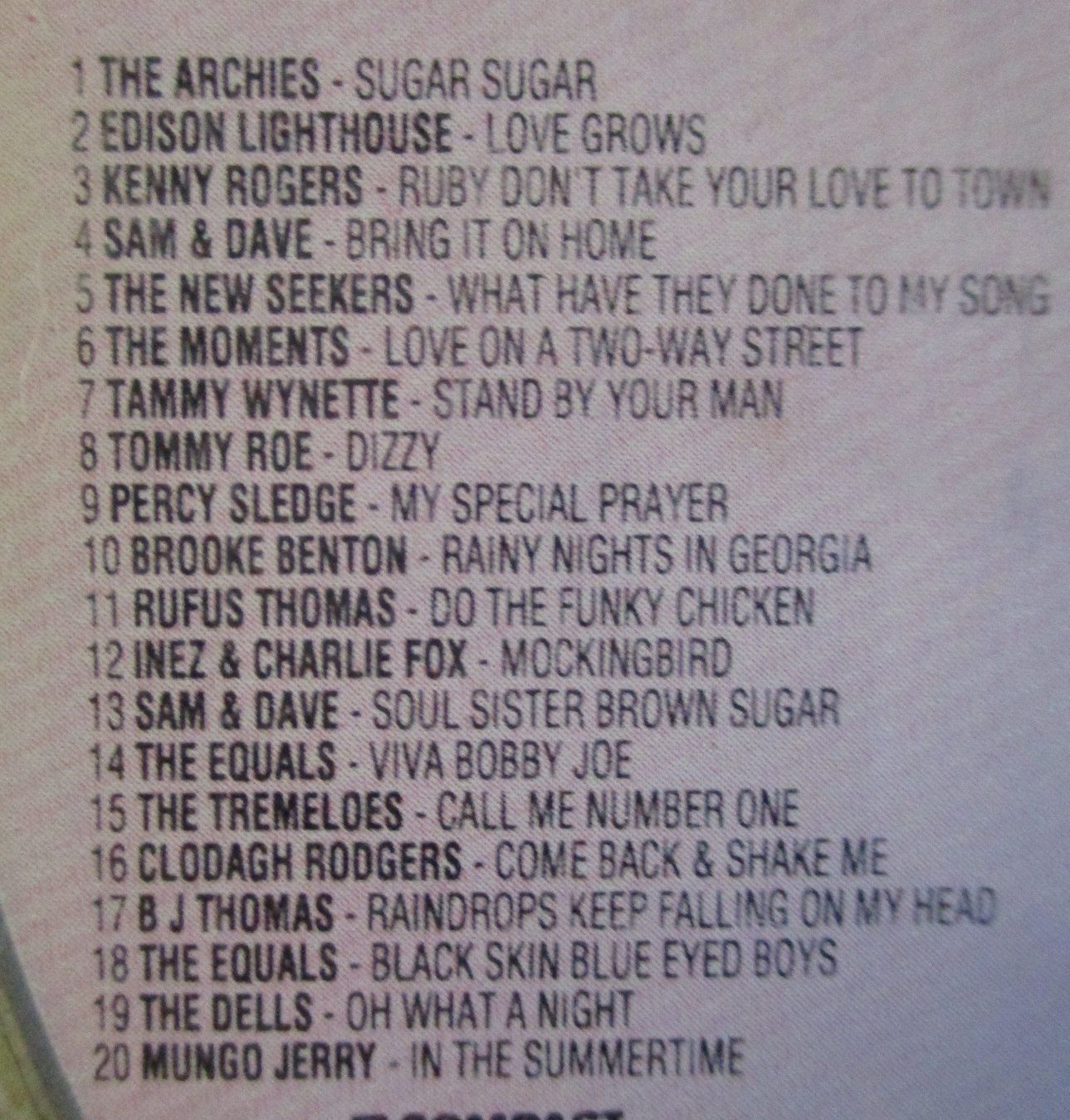 CD: CD  Sammlung THE SIXTIES / Total 10 CD`s – Usato da Flumenthal venduto da novbra 8