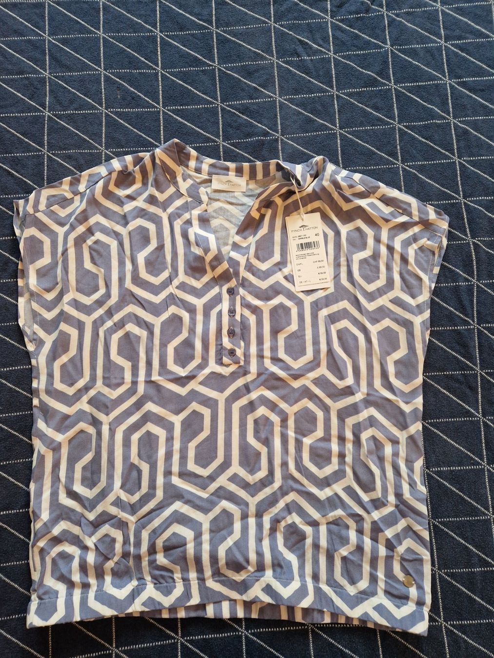 Camicette: Fynch & Hatton Bluse blau 40 NEU – Nuovo e nell'imballaggio originale da MUEHLAU venduto da ibo_5c7d