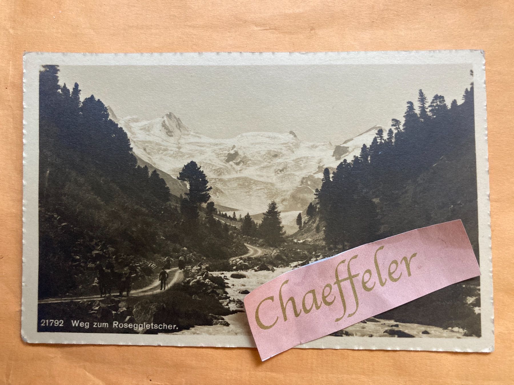 Cartes postales: Weg zum Roseggletscher – D'occasion à Zürich par Chaeffeler