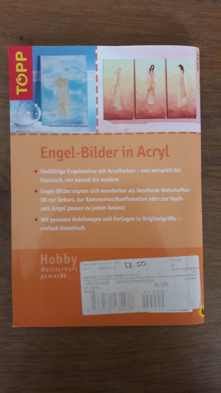Bücher: Aktion: Engel-Bilder in Acryl – Neu und originalverpackt aus Rotkreuz von Basana2 1