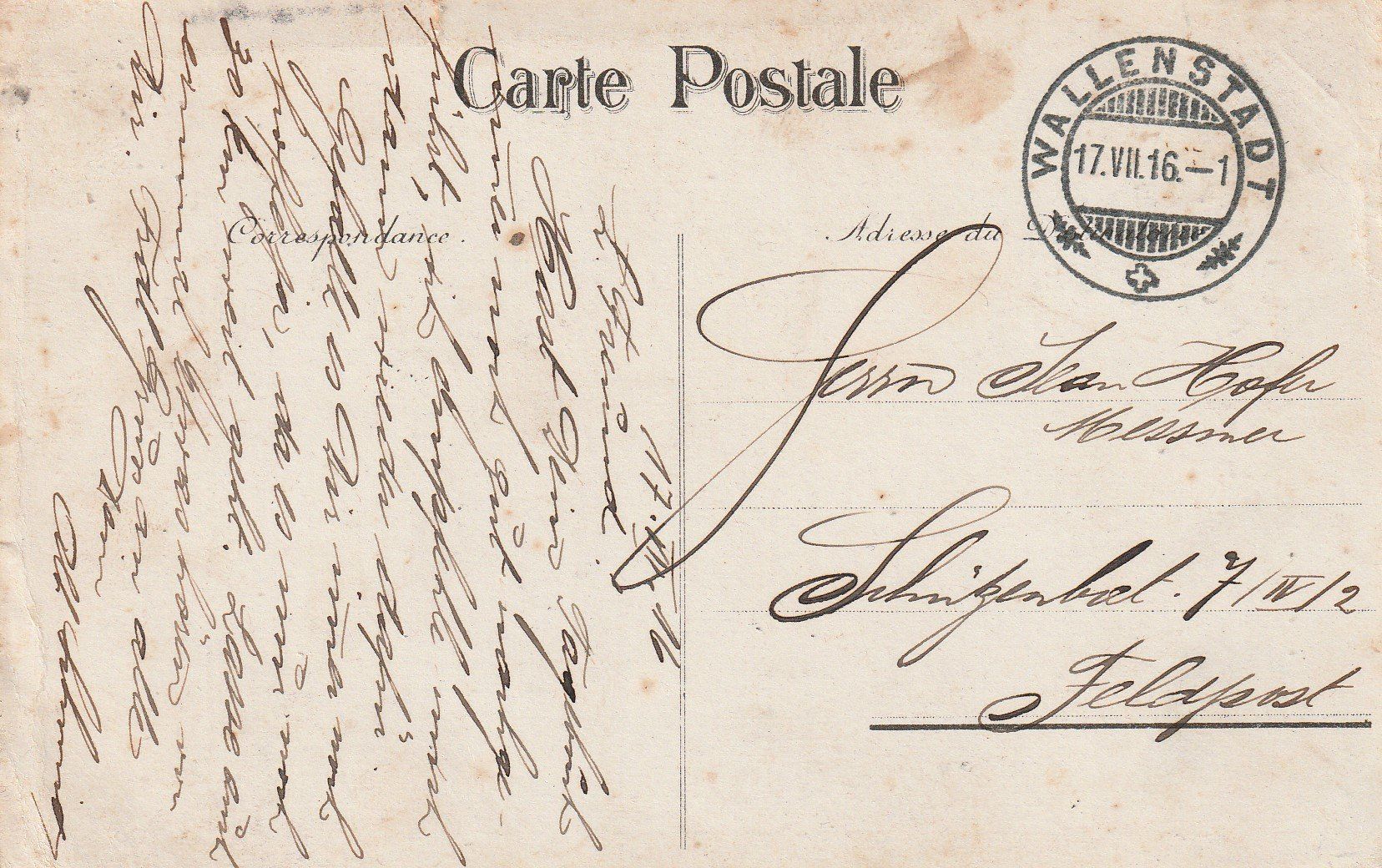 Ansichtskarten: Schweiz-Militär- Feldpost 1916 – Gebraucht aus uttwil von Koehlerfred 1