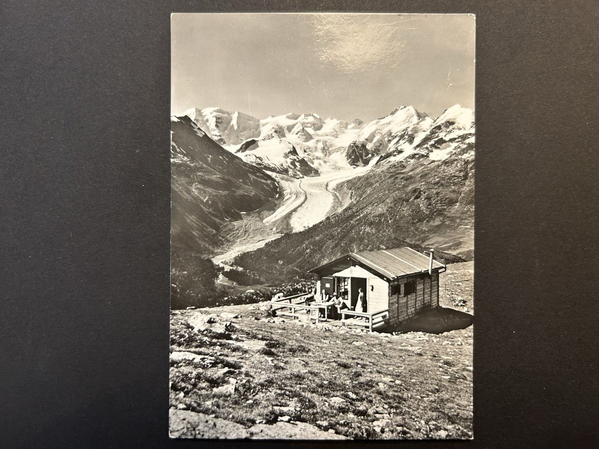 Cartes postales: Paradies-Hütte Bernina – D'occasion à Fanas par Alessio11