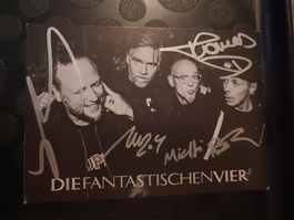 Die Fantastischen Vier - handsignierte Autogrammkarte