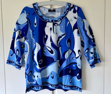 Feines 5/8-Arm Shirt aus Viskose, Averardo Bessi (Italien)
