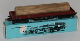 Märklin 4514 - DB Niederbordwagen mit Ladung - HO