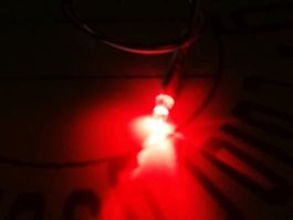 DUO-LED 3mm rot/kaltweiss verkabelt