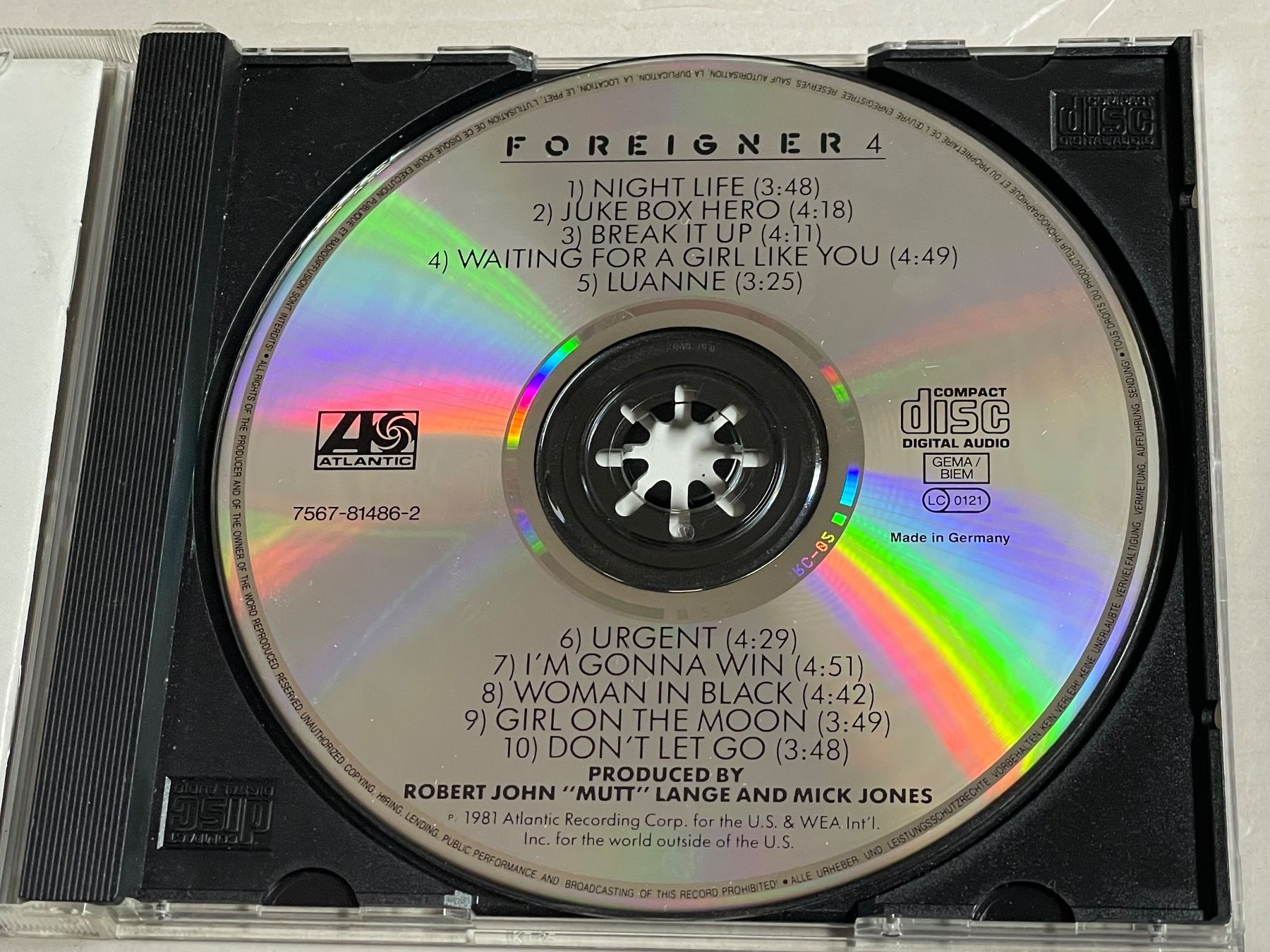 CDs: Foreigner 4 CD – Gebraucht aus Muri b. Bern von AdidasCollector 3