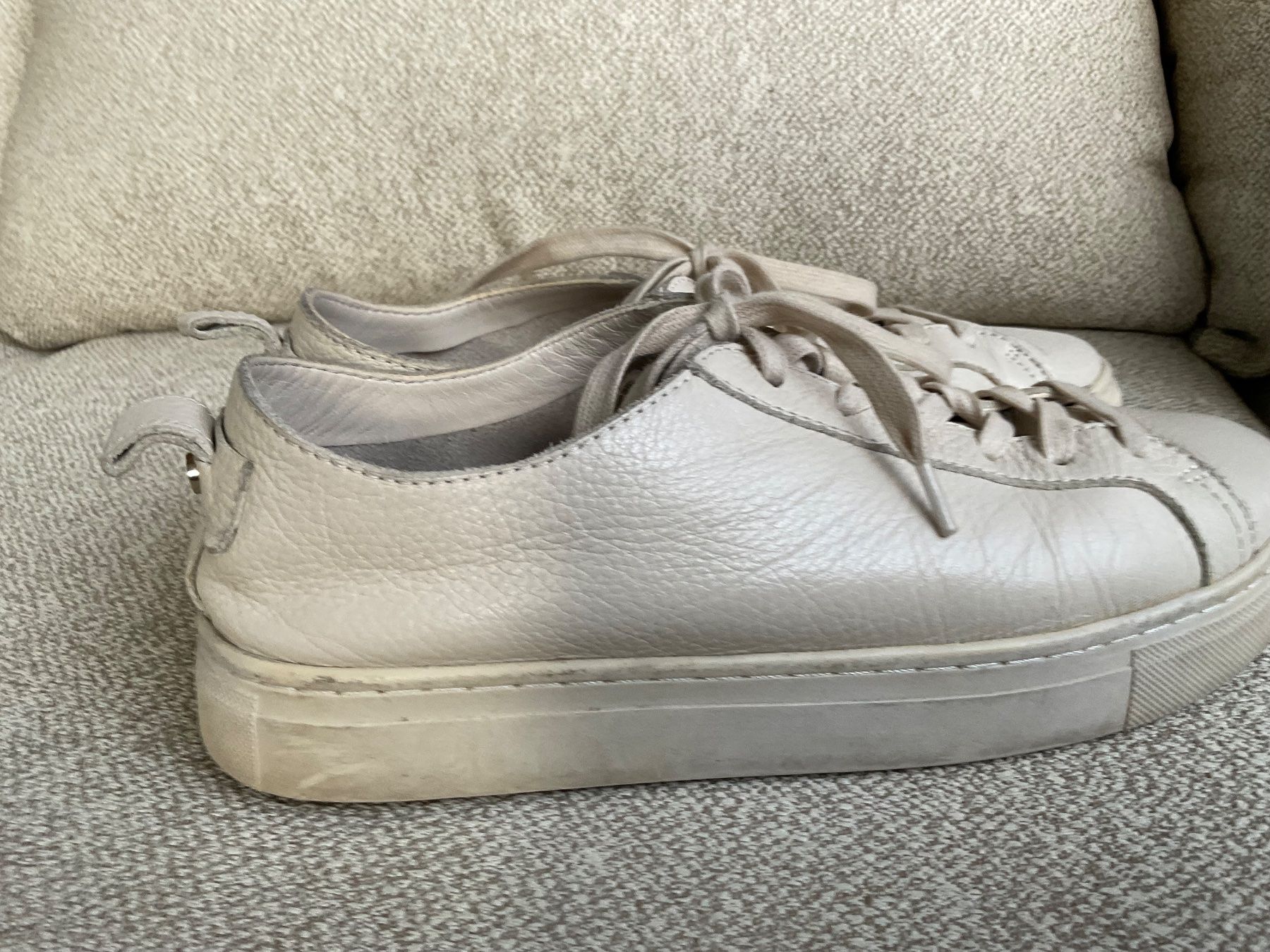 Massimo Dutti Scarpe da donna: Massimo Dutti Leder Schuhe Sneaker Gr 38 beige – Usato da Urdorf venduto da alda02 2