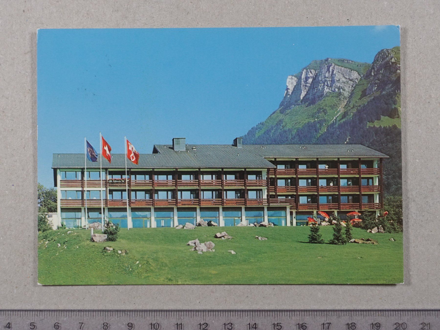 Cartoline postali: Emmetten, Heimstätte SPM CH, 1977 – Usato da Lenzburg venduto da fh1