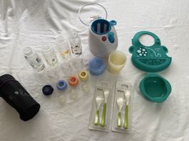 Baby Set: Teller, Lätzli, Fläschliwärmer und vieles mehr!