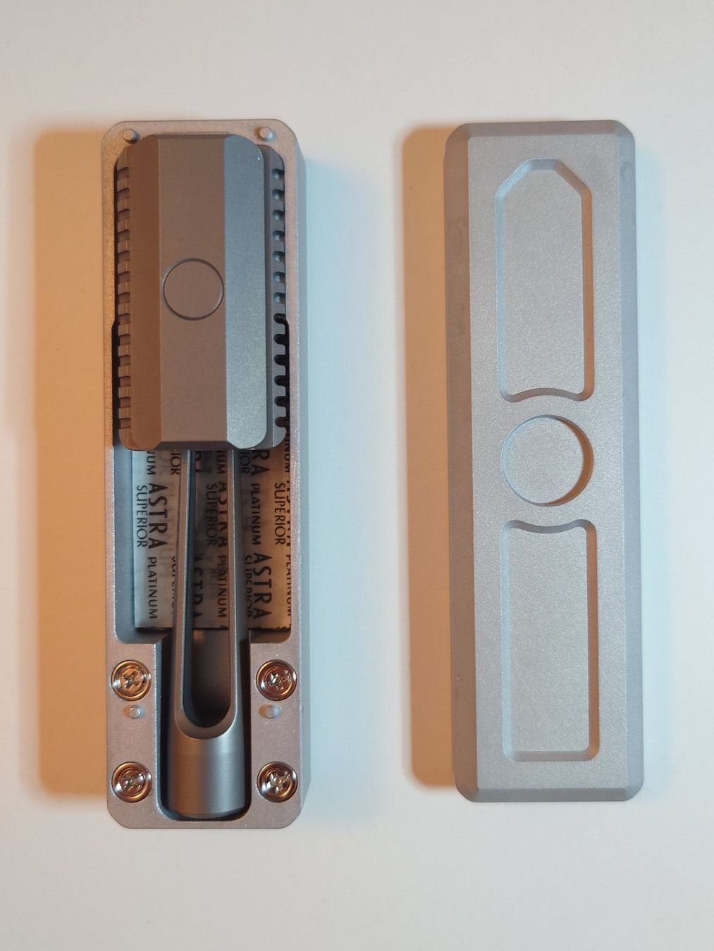 Rasoi & Lamette da barba: ModuRazor V2 | Hochwertiger Rasierhobel aus 100% Titanium – Nuovo (secondo la descrizione) da Kaiseraugst venduto da flo_ydd2 2