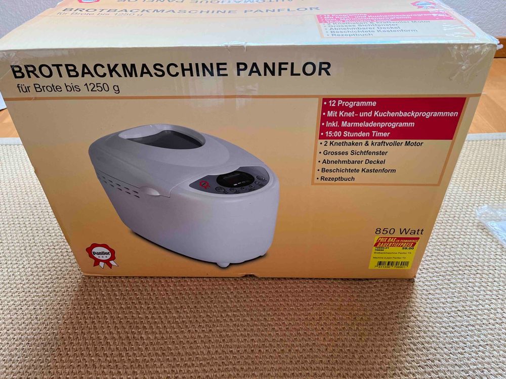 Brotbackmaschine Panflor (Gebraucht) in Schwerzenbach für CHF 20 – nur ...