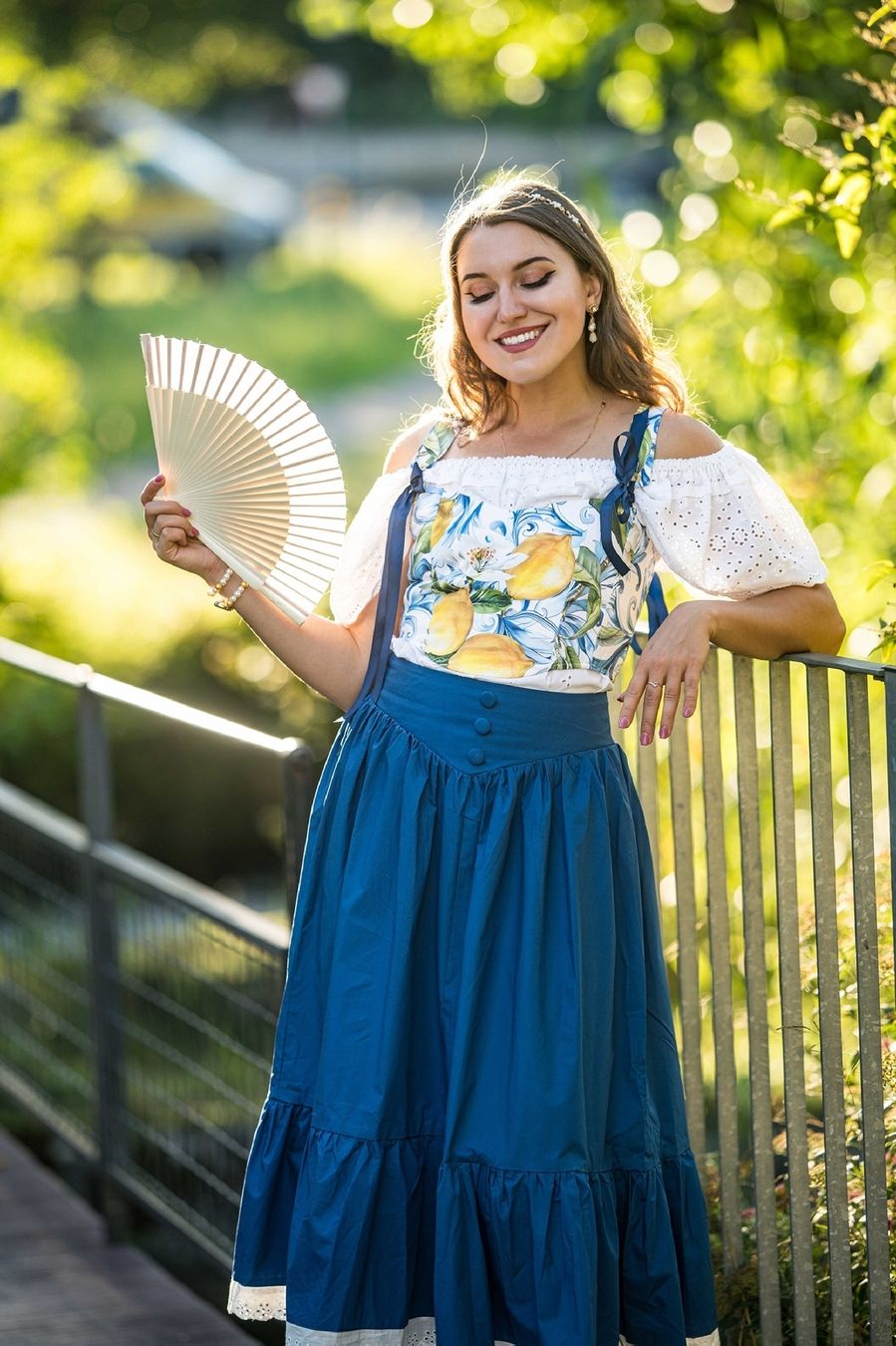 Röcke: wunderschöner blauer Rock retro vintage Style S – Gebraucht aus Mägenwil von VintageGirly 4