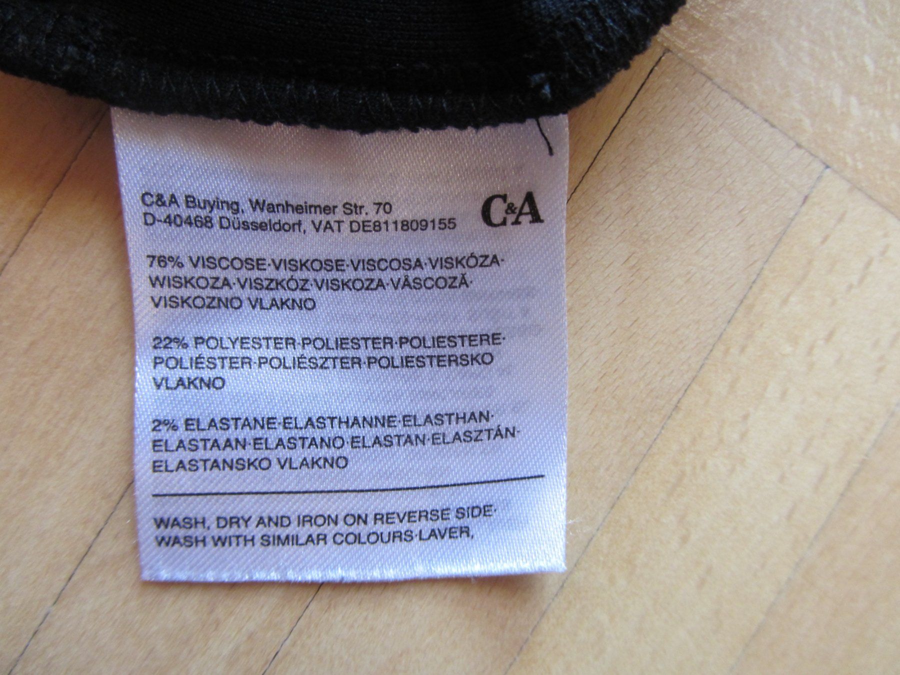 C&A Vestiti: Robe noire trés élégante L – Usato da Oberried FR venduto da berg04 5