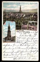 Litho Bern, Ortsansicht und Kathedrale