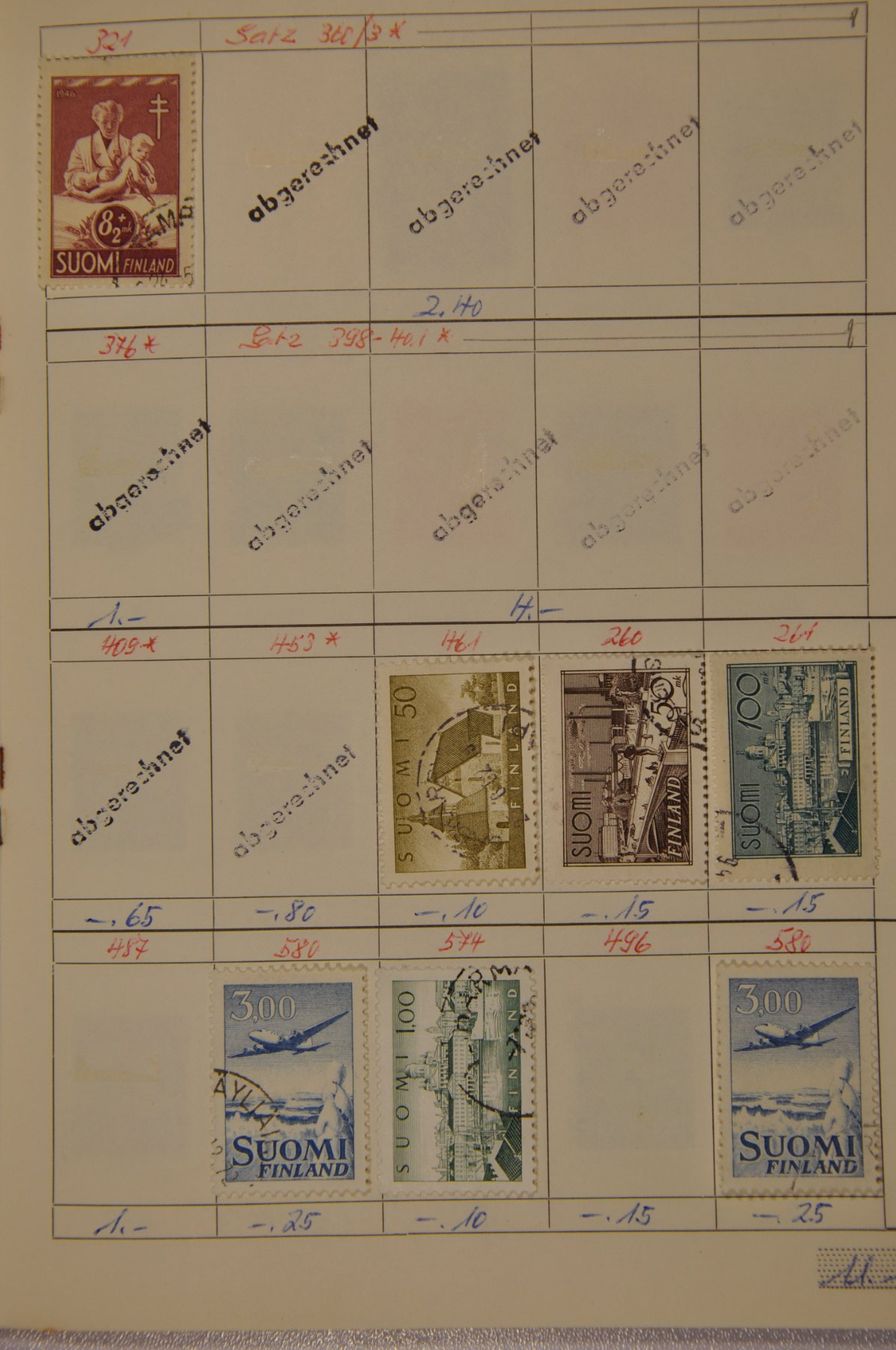 Alle Briefmarken: Finnland ab alt - Rundsendeheft – Gebraucht aus Wolfhalden von Zinauktion 3