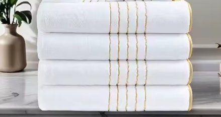 Teli da bagno: Ensemble de serviettes de bain Ultra doux, 3 pièces – Nuovo e nell'imballaggio originale da Saignelégier venduto da onekeystore 1