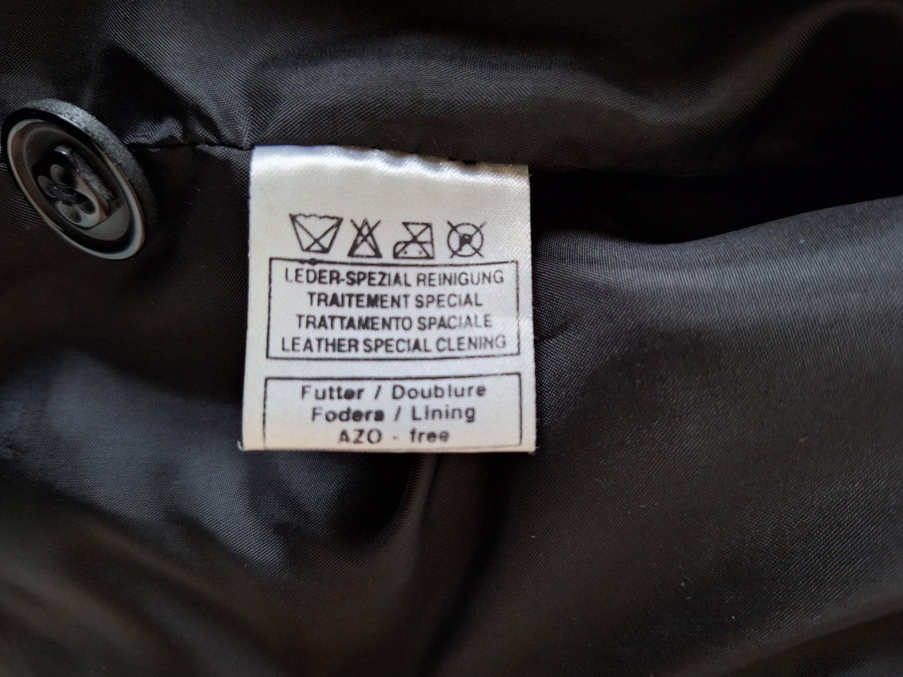 Giacche: Schwarze Herren Lederjacke – Usato da Münchwilen AG venduto da Gabry4333 5