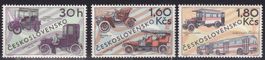 Tschechoslowakei Serie 1866 - 1868 Automobile ** 25.3.1969