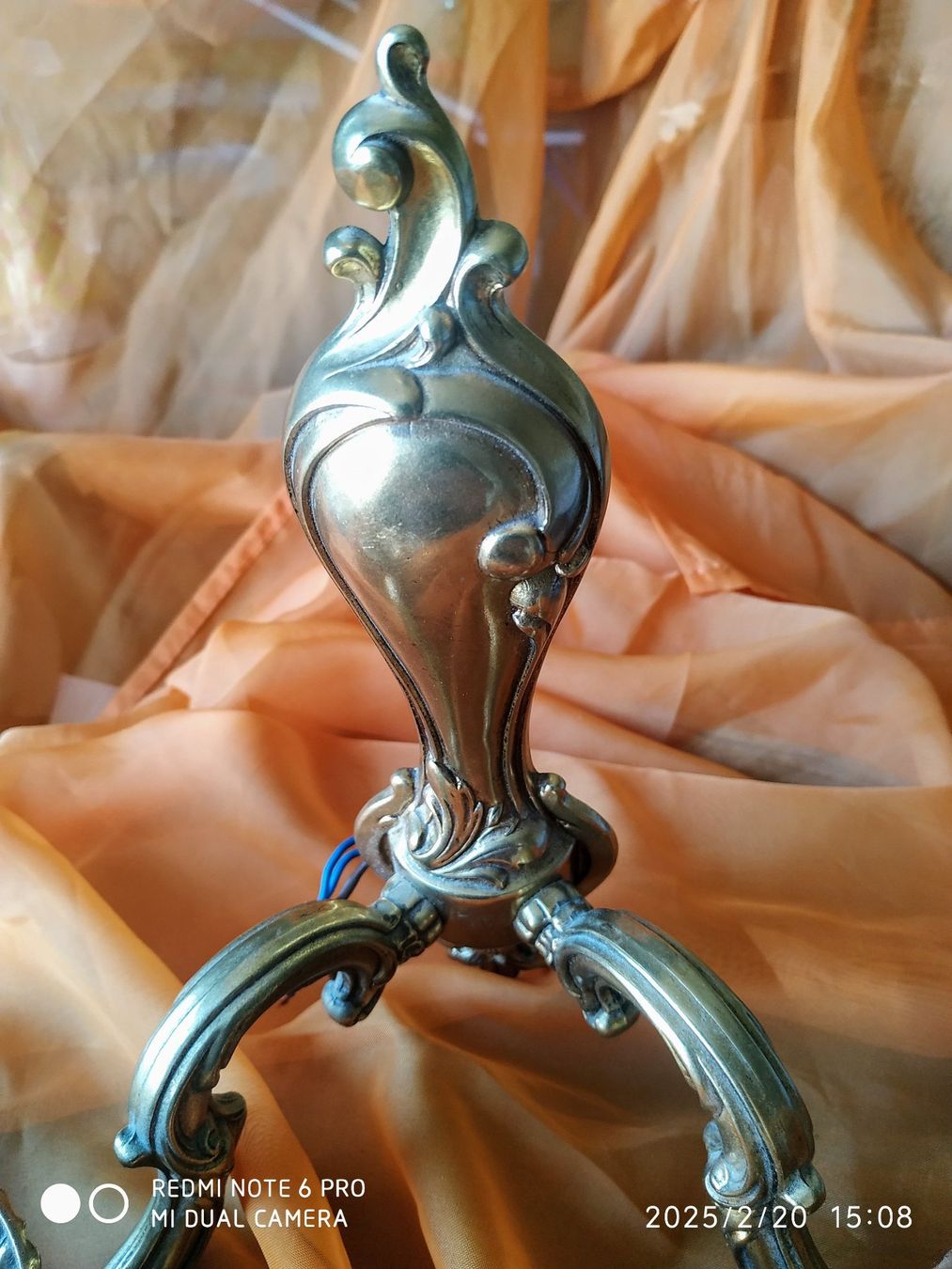 Lampade: Jugendstil Wandlampe Leuchte wunderschön ziseliert Messing – Usato da Gelterkinden venduto da Luusmaiteli 4