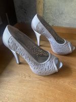 Highheels mit Plateau von De Mario / Pumps peeptoe (37)