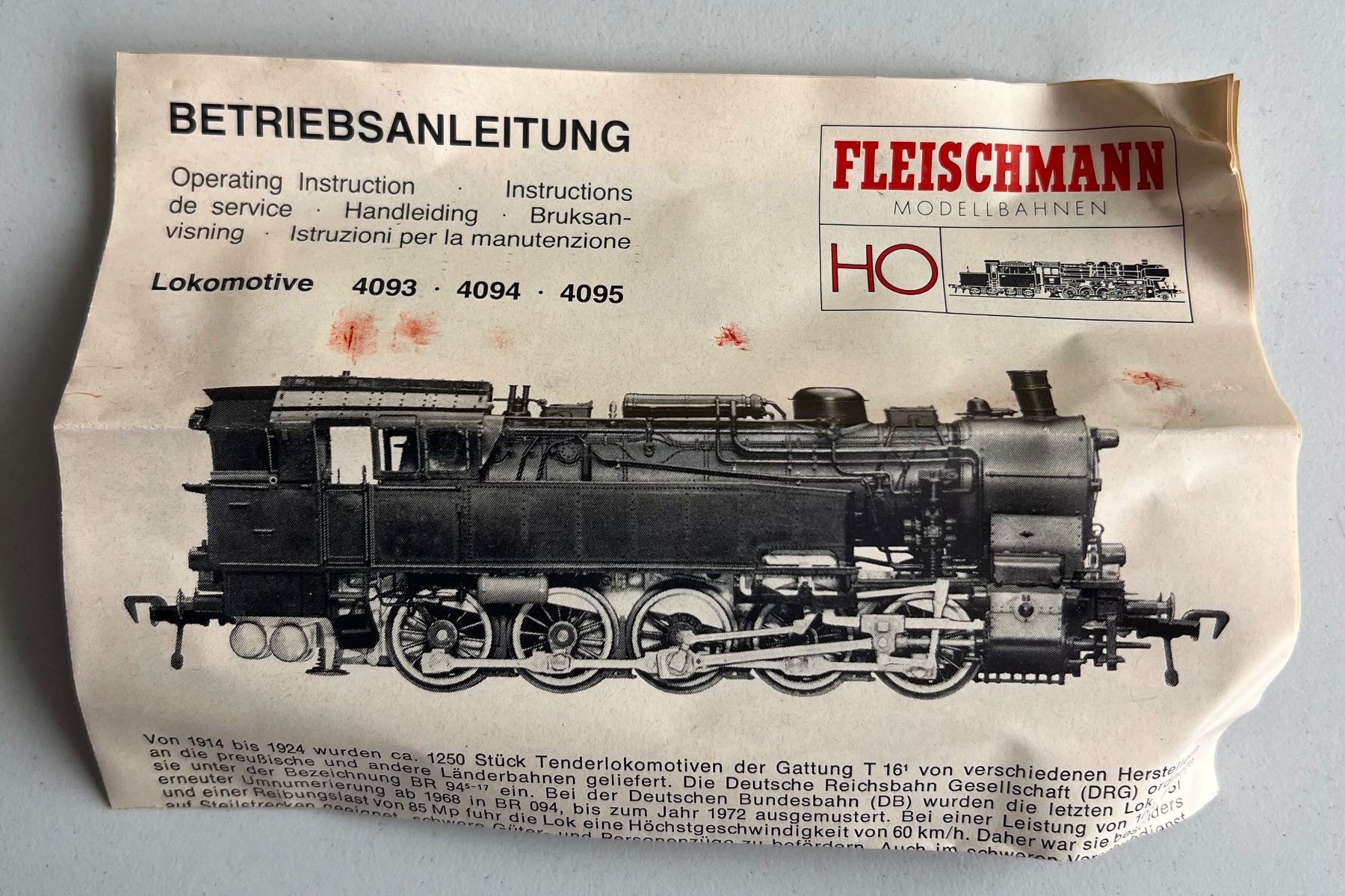 Fleischmann Modellini di ferrovie: Fleischmann H0 4094 Dampflok Deutsche Reichsbahn – Nuovo e nell'imballaggio originale da Laufen venduto da ric_9vmm 3