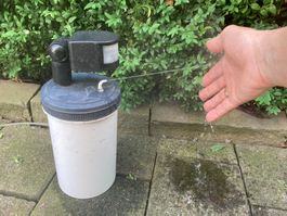 Katzenschreck mit feinem Wasserstrahl