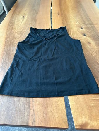 Anna Field Top Schwarz Gr. M - Sommerliches Must-Have!