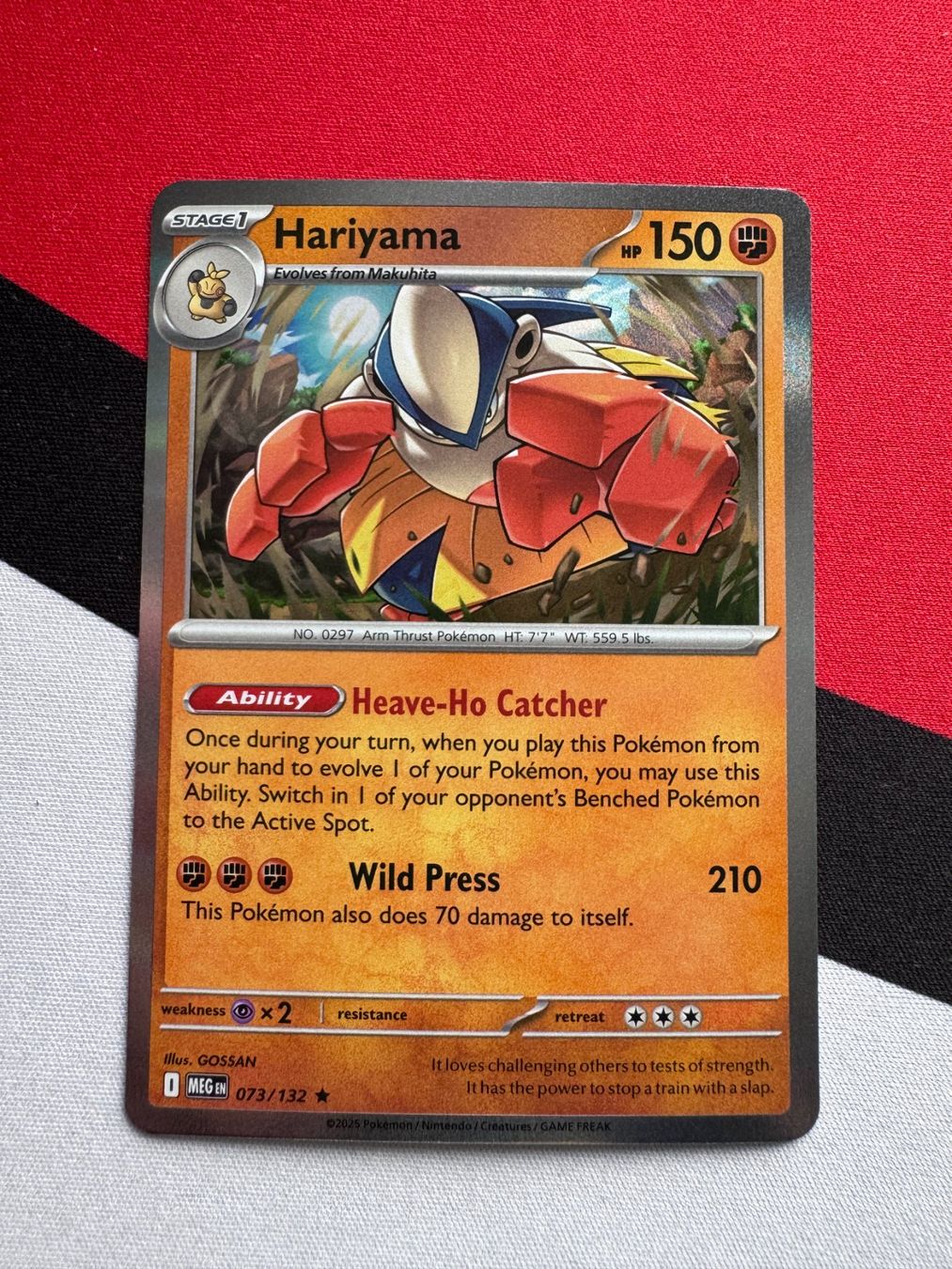 Pokémon Carte collezionabili: Pokémon TCG - Hariyama Holo (MEG073) Mega Evolution EN – Nuovo (secondo la descrizione) da Oberwil BL venduto da Chelsea26
