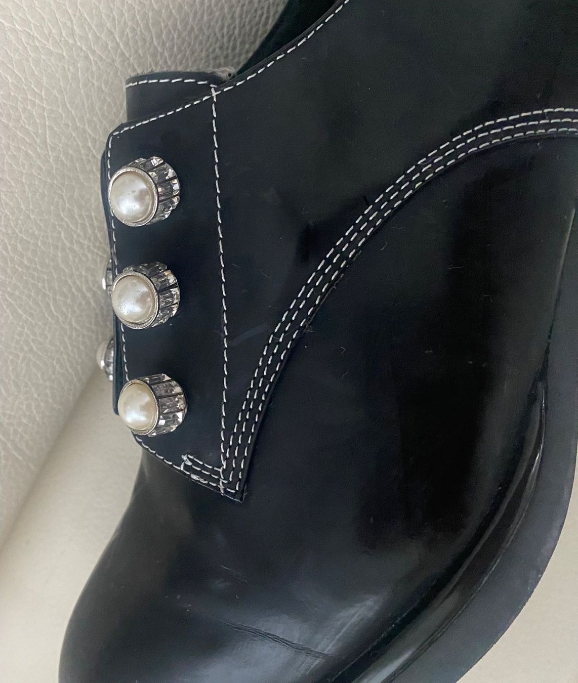 Scarpe da donna: Eyecatcher - JEFFREY CAMPBELL Damenschuhe mit Perlen, 38 – Nuovo (secondo la descrizione) da Winkel venduto da ferrari2022 5