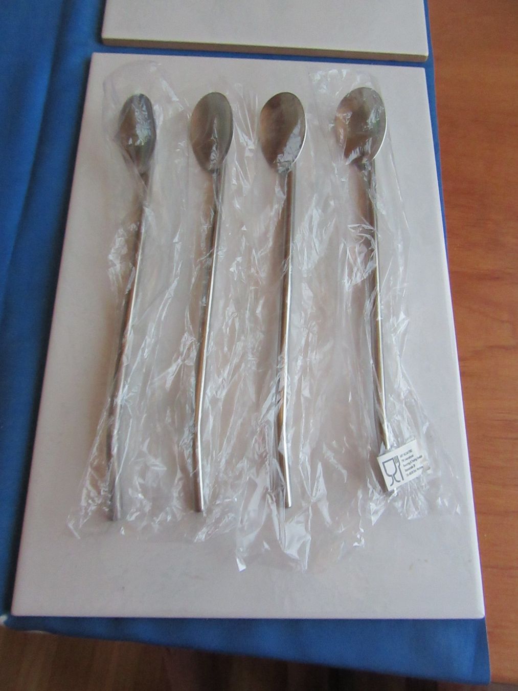 Cucchiai: Löffel mit Trinkhalm, 4 Stück, silberfarbig – Nuovo e nell'imballaggio originale da Wattwil venduto da wampi 5