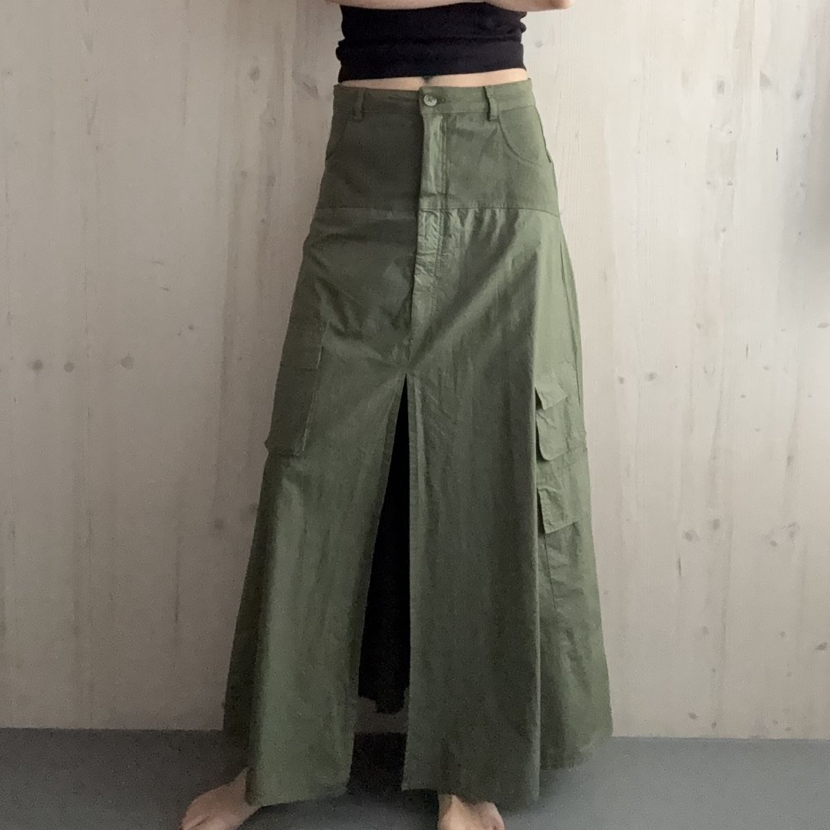 Röcke: Maxi Cargo Rock Khaki  – Neu (gemäss Beschreibung) aus Basel von Magali82